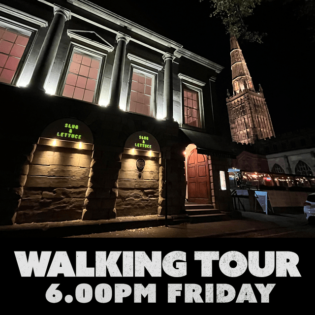 Dark Coventry Walking Tour, 6.00-7.00pm Friday 15 May