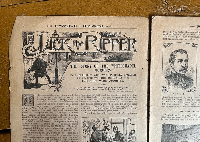 Famous Crimes Past and Present: Jack the Ripper part 1 of 4
